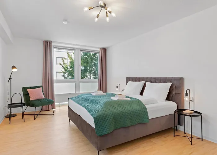 Апартаменты Finest Design Stuttgart Airport Messe Stadtbahn U7 Остфильдерн